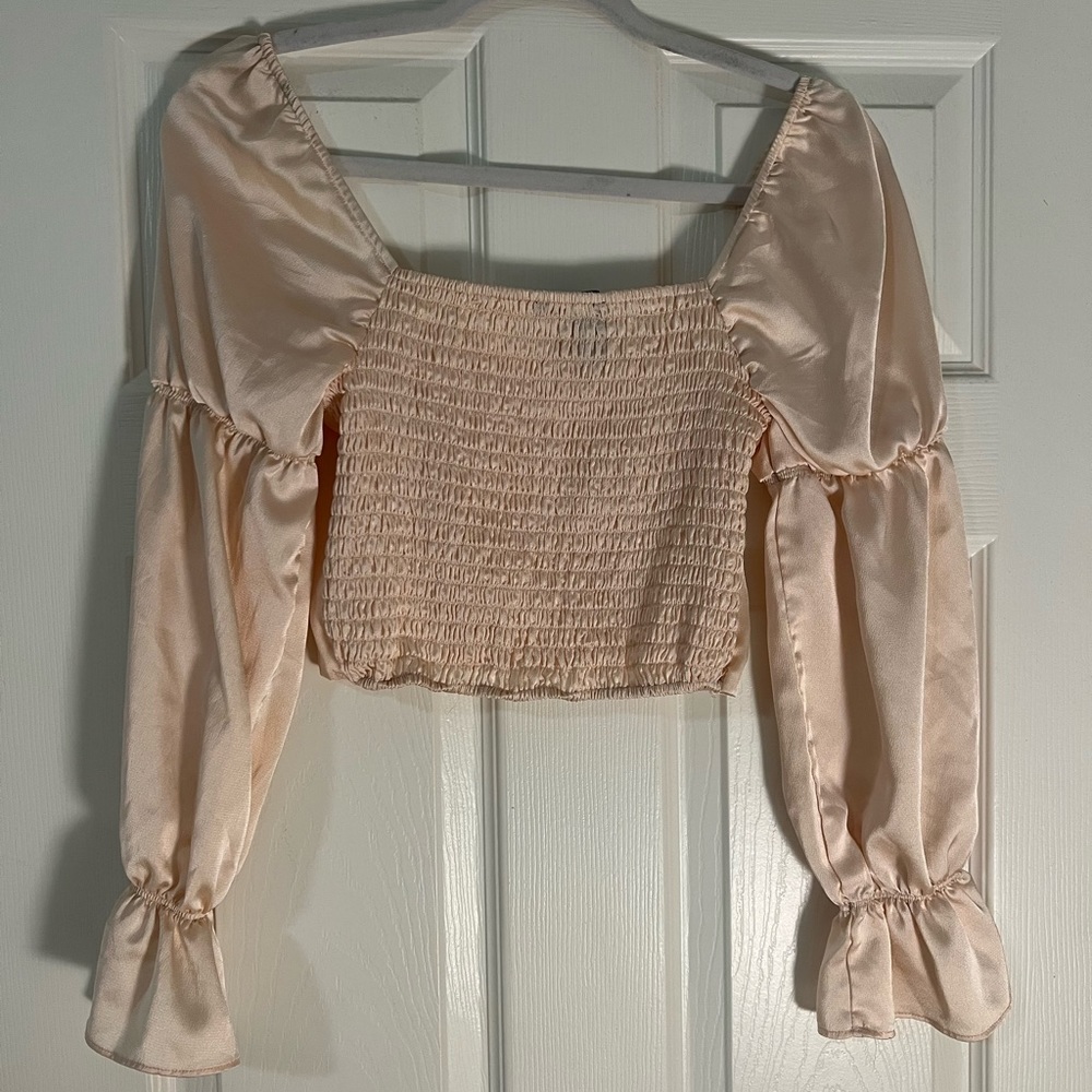 Small Forever 21 Crop Blouse - Picture 2 of 3